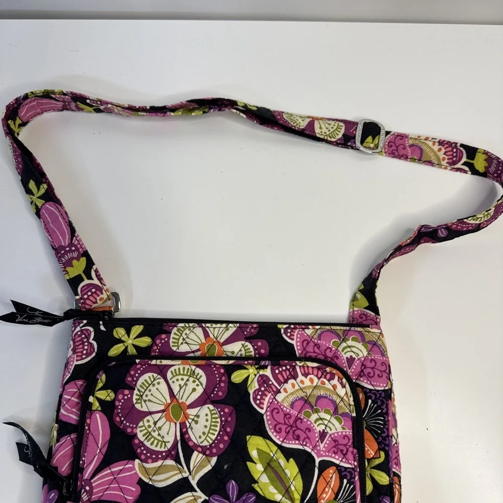 Vera Bradley Little Hipster Crossbody Bag In Retired Pirouette Pink